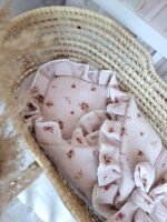Couverture d'emmaillotage | Mousseline de qualité supérieure | Indice de chaleur 2,5 | Fleurs pastel – Image 2