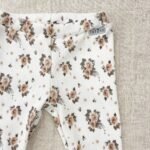 Baby Set |Sweat, Hose & Headband|GOTS Baumwolle|Pastel Roses - immagine 5