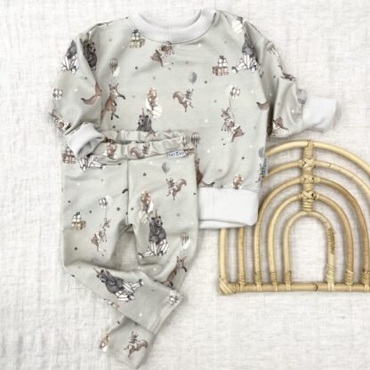Set da bambino|Felpa e pantaloni|Cotone GOTS|Festa