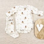 Ensemble bébé | Sweat et pantalon | Coton GOTS | Hérisson – Image 2