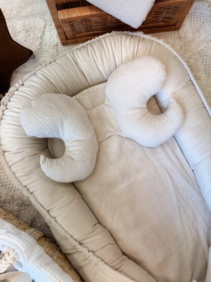 Baby nest set of 4 | Premium Cord | Beige - Image 8