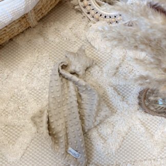 Doudou Minky Étoile Beige