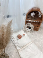 Babyschlafsack mit Kissen| Premium Baumwolle| Boho Cream – Bild 5