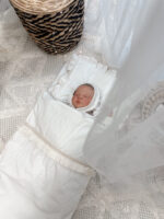 Babyschlafsack mit Kissen| Premium Baumwolle| Boho Cream – Bild 2