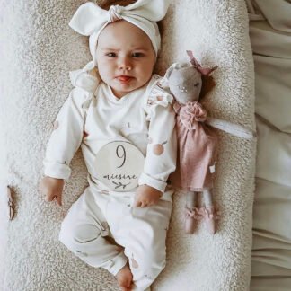 Baby Set|Sweat & Pants|GOTS Cotton|Apples