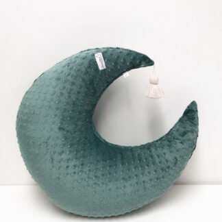 Stillkissen Halbmond|Minky| Teal