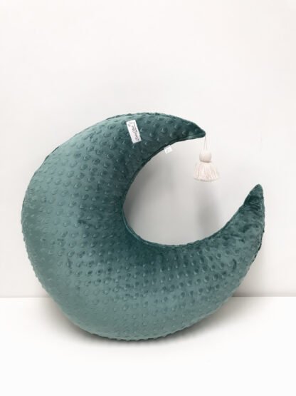 Stillkissen Halbmond|Minky| Teal