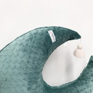 Stillkissen Halbmond|Minky| Teal