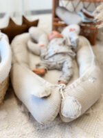 Baby nest set of 4 | Premium Cord | Beige - Image 9