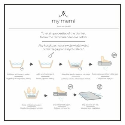 MY MEMI | Merino Blanket Premium Braided| Cream - Image 5