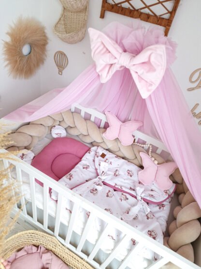 Multifunktioneller Babyschlafsack| Premium Musselin|0-8M| Teddy Girl – Image 4