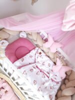 Gigoteuse multifonctionnelle pour bébé | Mousseline Premium|0-8M| Fille en peluche