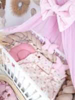 Gigoteuse multifonctionnelle | Mousseline de coton premium | 0-8 mois | Fleurs printanières – Image 2