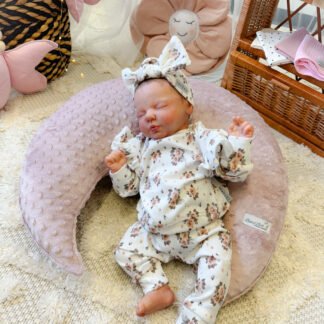 Stillkissen Halbmond|Minky| Rosa