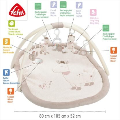 fehn play mat with play arch Lama Peru - Image 3