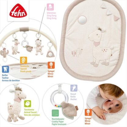 fehn play mat with play arch Lama Peru - Image 4