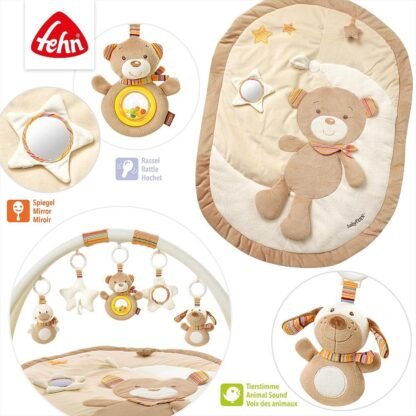 Tapis de jeu Fehn avec arche de jeu Rainbow Bear – Image 3