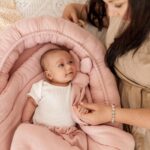 Peluche | Doppia mussola | Coniglietto | Rosa antico - immagine 2