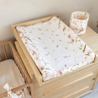 Changing mat cover | Premium cotton | Arrival of Birds