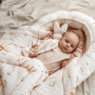 Swaddle Blanket| Premium Cotton|TOG 2.5|Boho Leaves Light