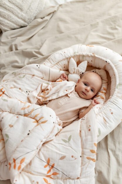 Coperta avvolgente | Cotone premium|TOG 2.5|Boho Leaves Light - immagine 2