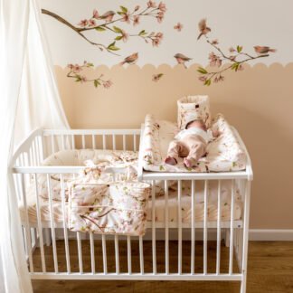 Bed organizer Premium cotton | Arrival of Birds