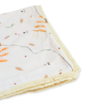 baby blanket| Double Premium Muslin 4-ply Boho | Boho Leaves Light - Image 4
