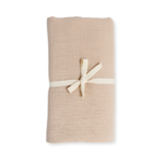 Couverture d'emmaillotage | Mousseline biologique | Beige – Image 2