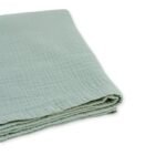 Couverture d'emmaillotage | Mousseline biologique | Turquoise – Image 4