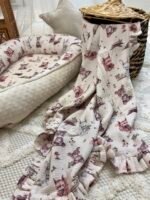 Babydecke| Premium Double Musselin 4 layers |Woodland Friends – Bild 2