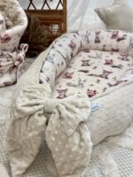 Nid pour bébé | Mousseline ultra douce de qualité supérieure | Lot de 3 | Amis de la forêt – Image 6