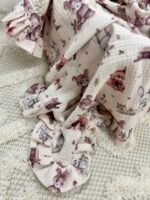 Babydecke| Premium Double Musselin 4 layers |Woodland Friends – Bild 5