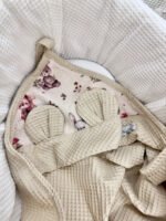 Asciugamano con cappuccio | Waffle | Woodland Friends - immagine 2