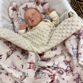 Set Kuscheldecke Kissen |Premium Musselin-Minky|Woodland Friends Zusatzbild-1