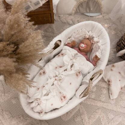 Multifunktioneller Babyschlafsack| Premium Musselin|0-8M|Daisies