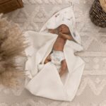 Badtuch mit Kapuze | Waffel| Penguin Fly to the Moon – Bild 4