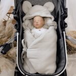 Car Seat Blanket Premium Muslin Beige