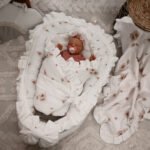 Babynest |Premium Ultra Soft Musselin |3er Set|Daisies – Bild 2