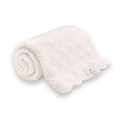 MY MEMI | Merino blanket premium | Cream Pearl