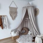 Baldachin Musselin Beige – Bild 2