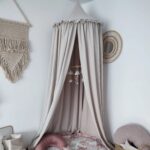 Baldachin Musselin Beige