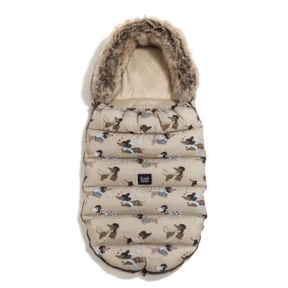Aspen Winterproof Uni Fusssack für Kinderwagen |Pierre the Dog