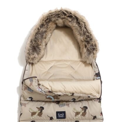 Aspen Winterproof Uni Fusssack für Kinderwagen |Pierre the Dog – Bild 2