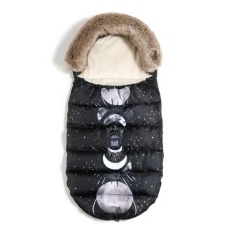Aspen Winterproof Uni Fusssack für Kinderwagen |Dark Luna