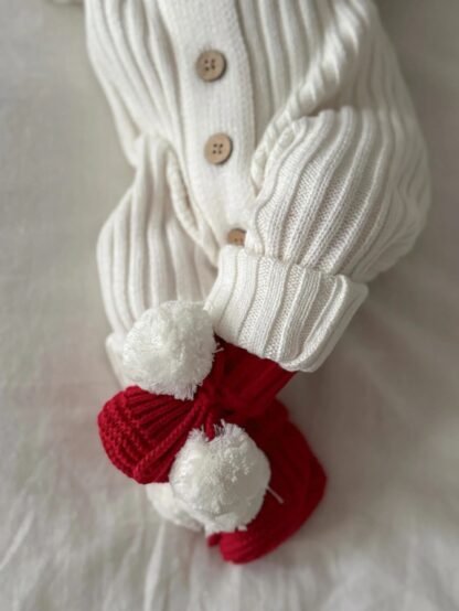 Christmas Beanie & Booties|0-6M – Bild 4