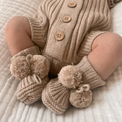 Ribbed Booties| Oak