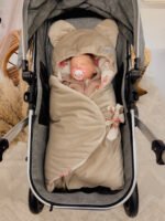 Autoschale Decke |Premium Musselin Velours| Fall Roses – Bild 5