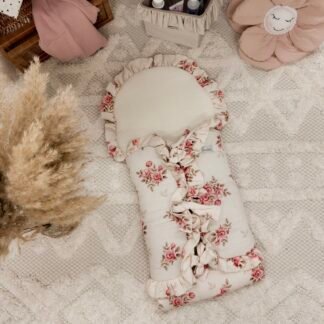Multifunktioneller Babyschlafsack| Premium Musselin|0-8M|Fall Roses