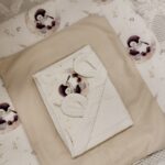 Badtuch mit Kapuze | Waffel| Penguin Fly to the Moon