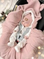 Car Seat Blanket|TOG 2.5|Teddy|Pink - Image 2